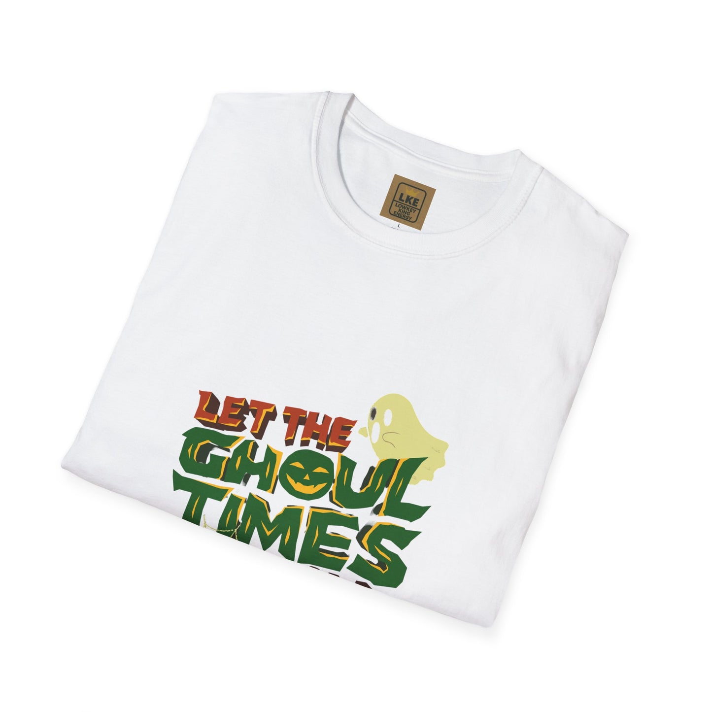 "Let The Ghoul Times Roll-Men's Halloween Tee"