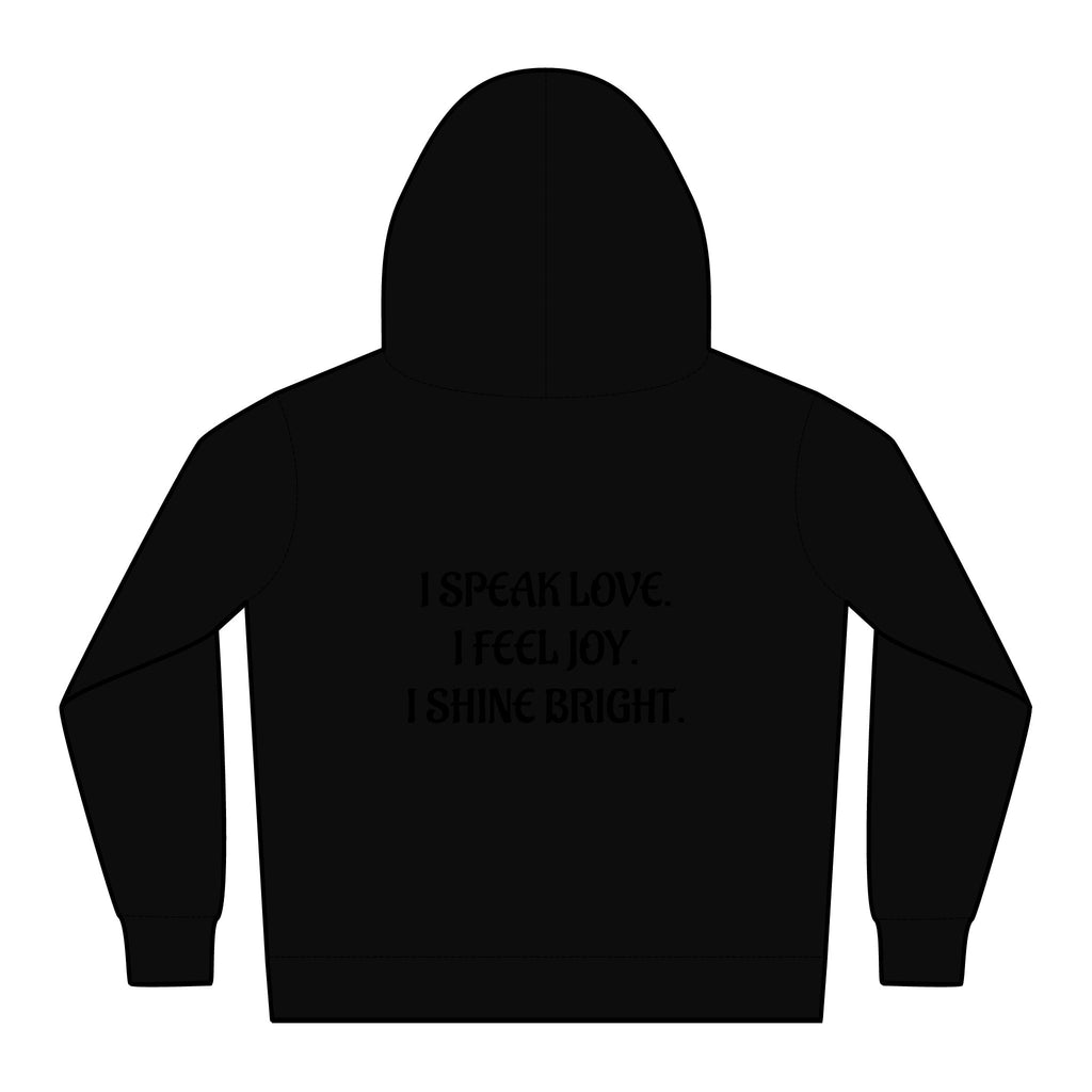 lowkey Lil' Ones " I Speak Love" Lil' Girls Affirmation Hoodie