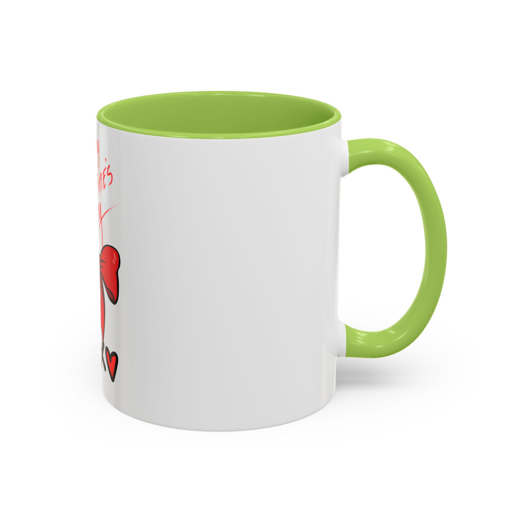 Happy Valentine's Day Bow & Hearts Coffee Mug