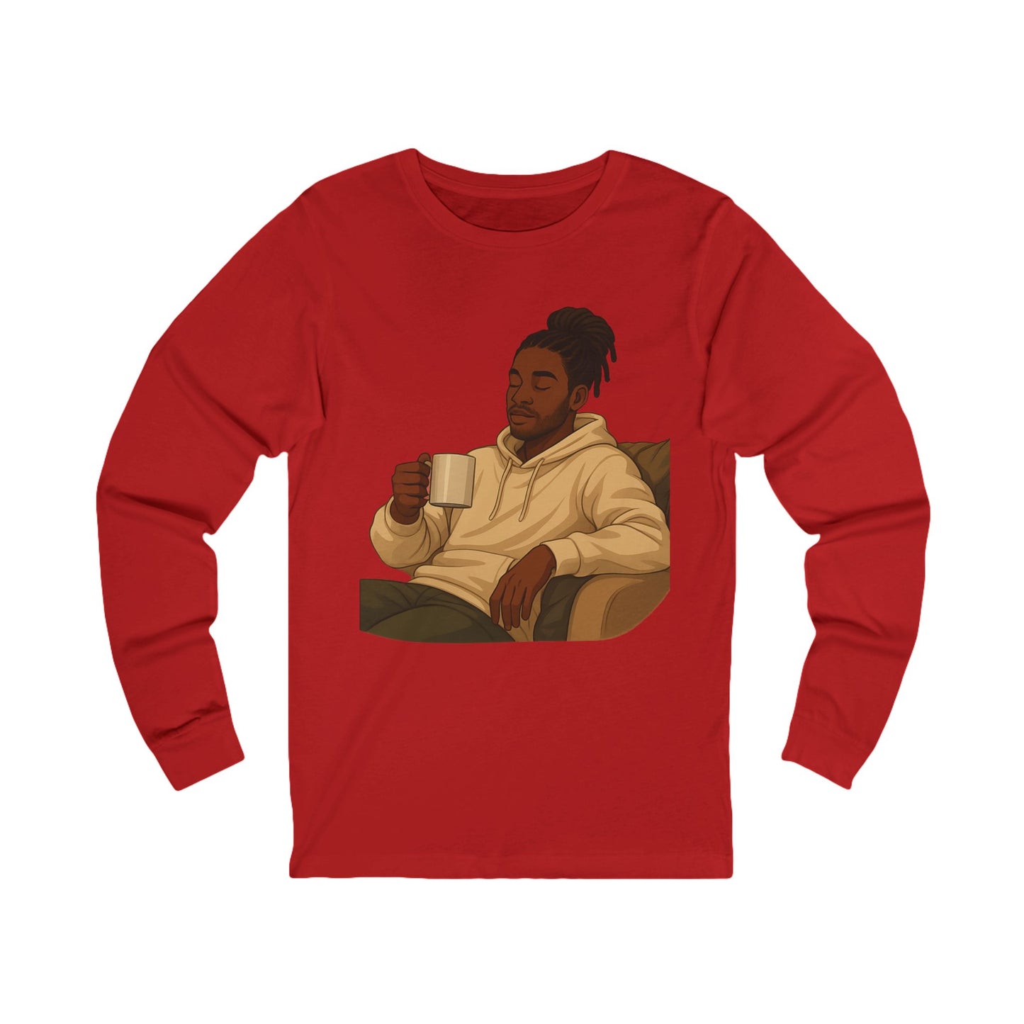 Power is my Presence Men's Long Sleeve Jersey Tee