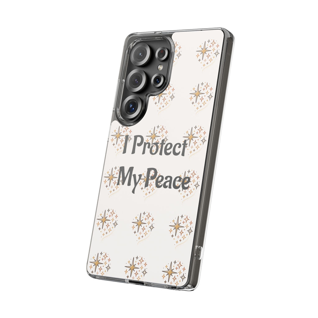Protect My Peace Clear Impact-Resistant Phone Case