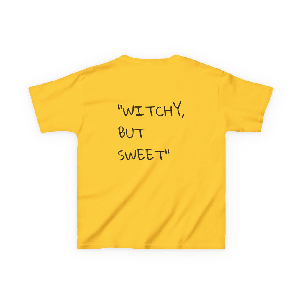 "witchy But Sweet" Kids Halloween Tee- Lowkey Lil' Ones Collection