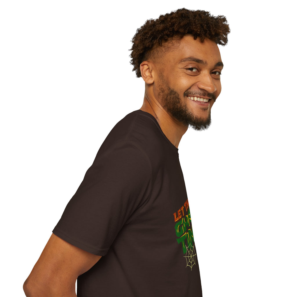 "Let The Ghoul Times Roll-Men's Halloween Tee"