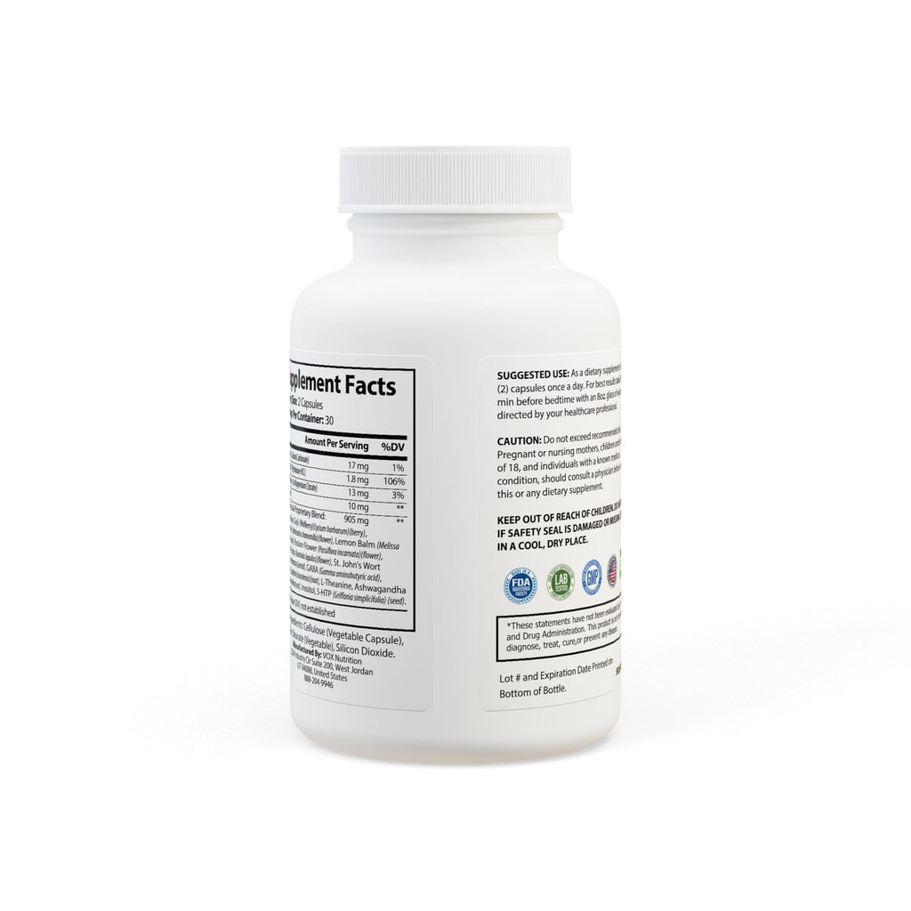 Lowkey Healing Sleep Formula- Nighttime support supplements (60 capsules)