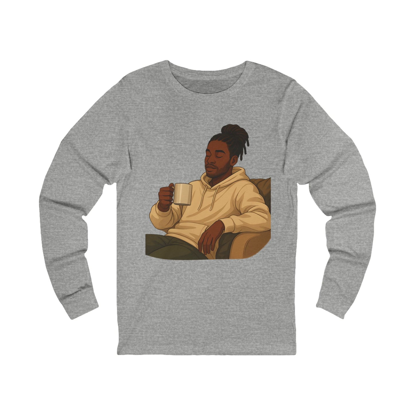 Power is my Presence Men's Long Sleeve Jersey Tee