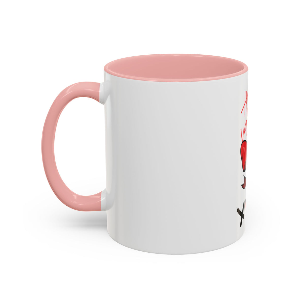 Happy Valentine's Day Bow & Hearts Coffee Mug