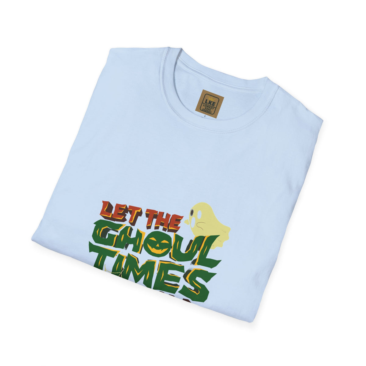"Let The Ghoul Times Roll-Men's Halloween Tee"