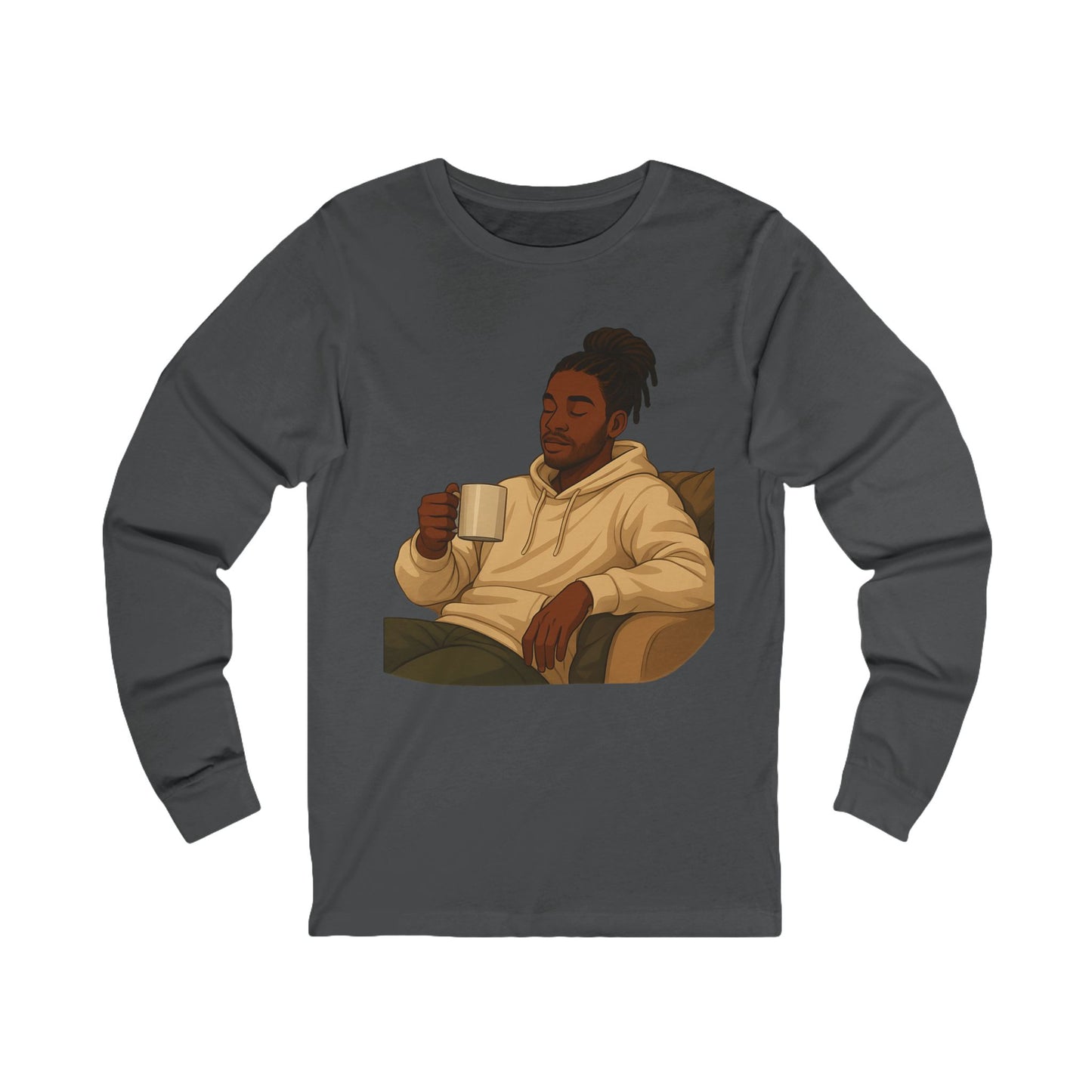 Power is my Presence Men's Long Sleeve Jersey Tee