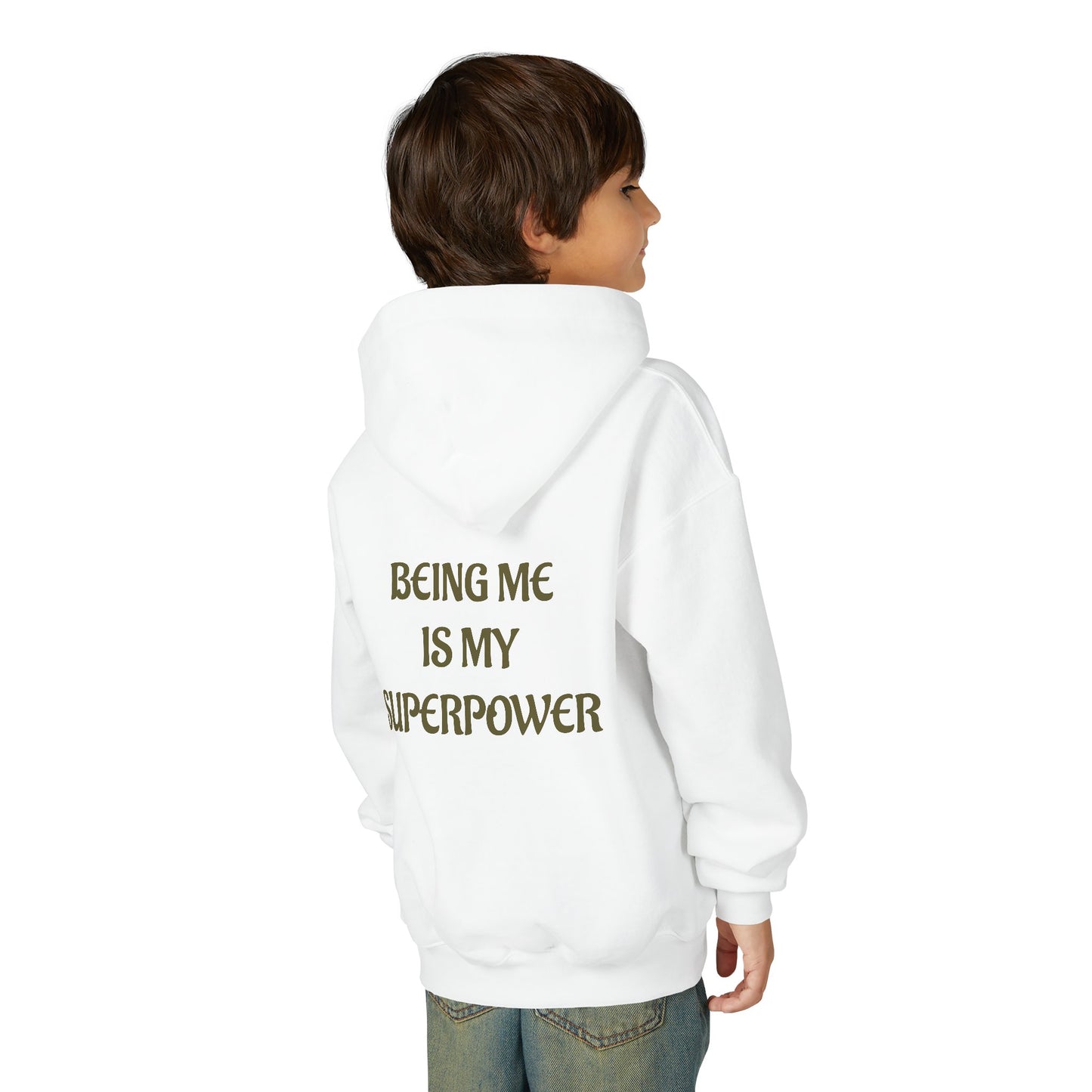 Lowkey Lil' Ones "Peaceful Moon" Youth Hoodie- Calm Energy for Growing Kings
