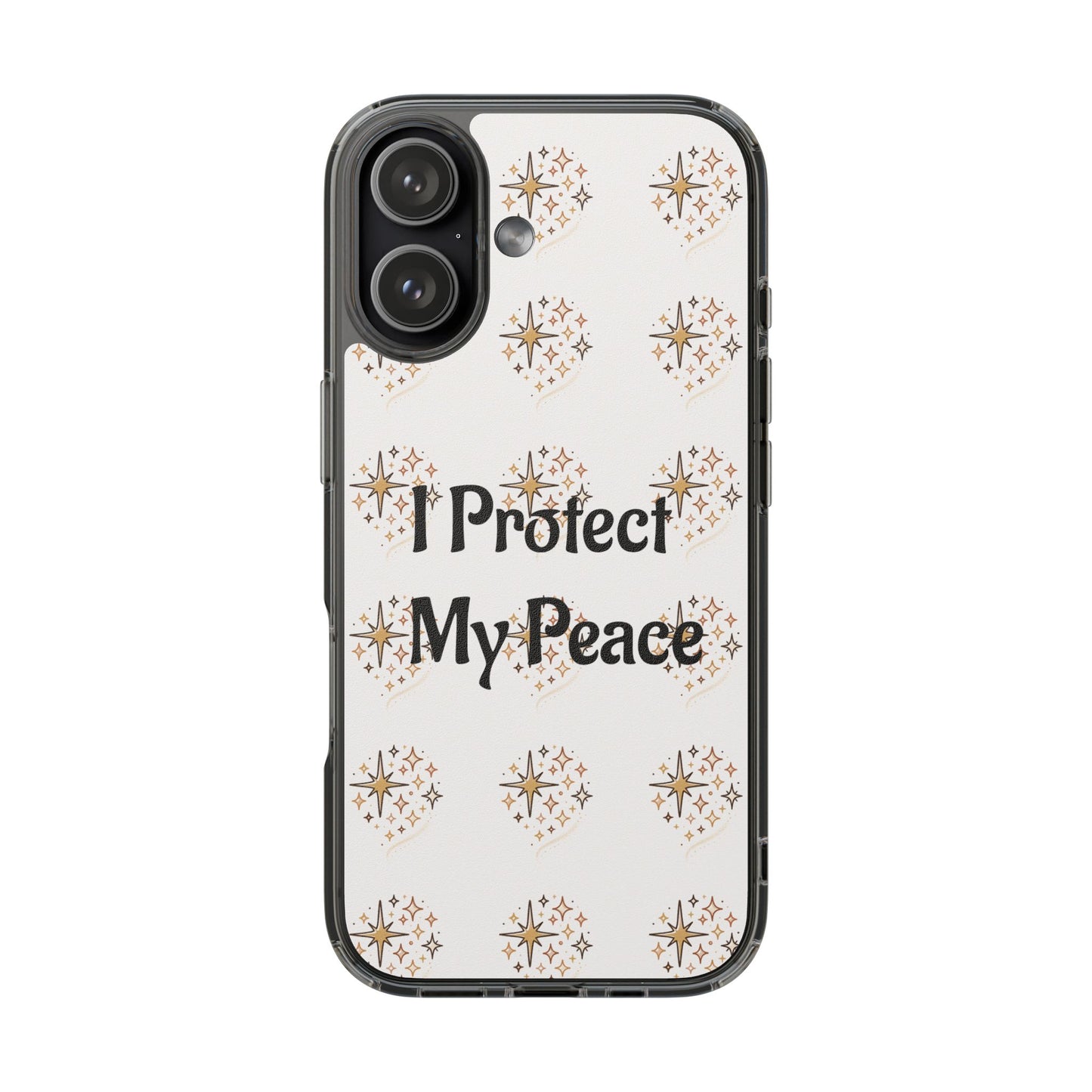 Protect My Peace Clear Impact-Resistant Phone Case