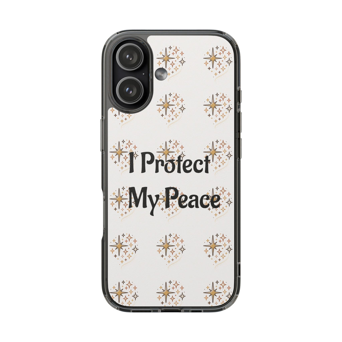 Copy of Protect My Peace Clear Impact-Resistant Phone Case