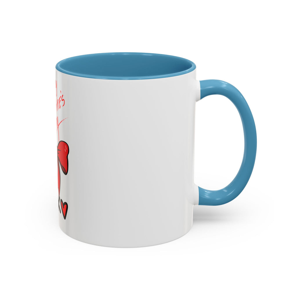 Happy Valentine's Day Bow & Hearts Coffee Mug