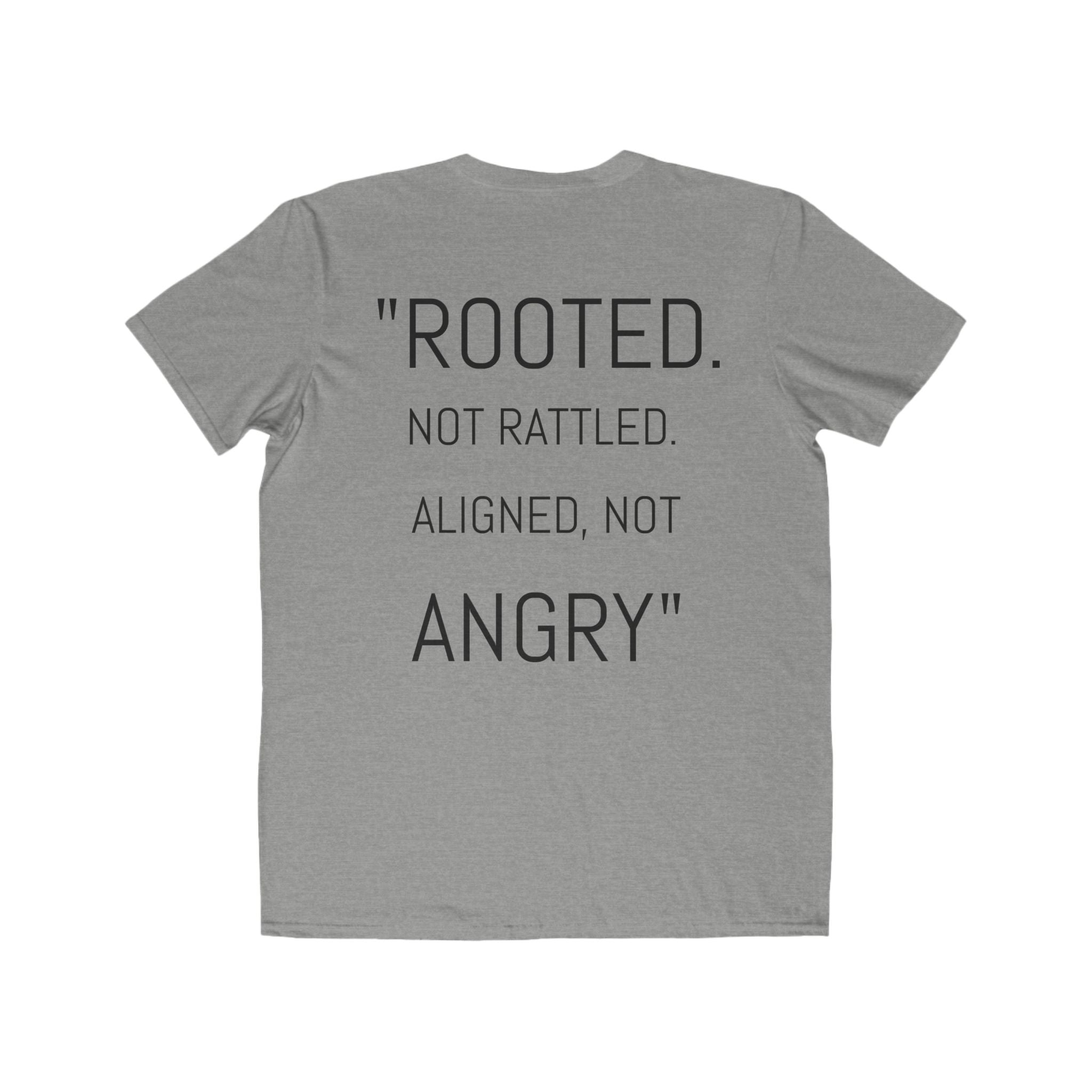 Rooted Men's Fashion Tee: Empowering, Inspirational T-shirt, Stylish Gift, Motivational Wear, Casual Outfit, Everyday Wear