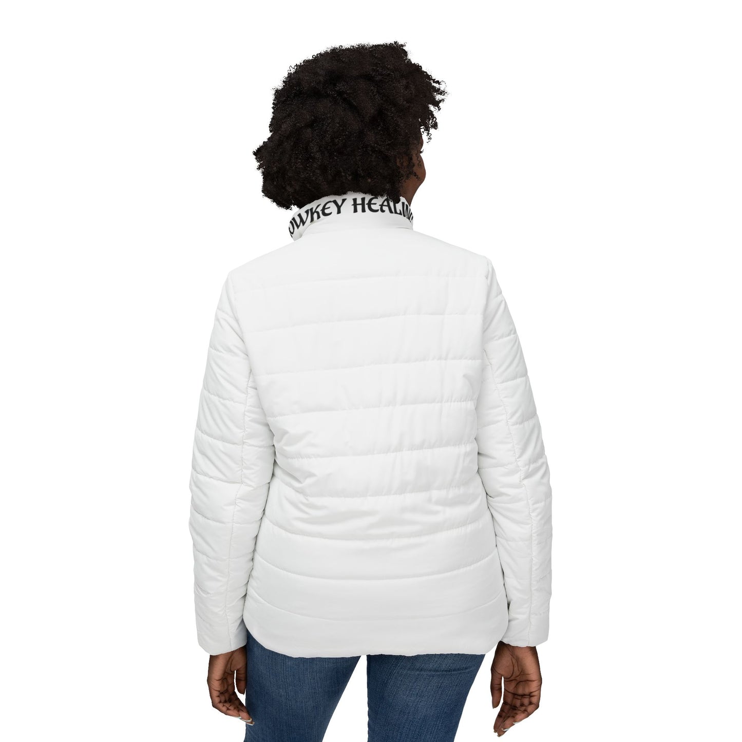 Lowkey Queen Energy Women's Puffer Jacket- Warmth with Royal Confidencefor seeriuo