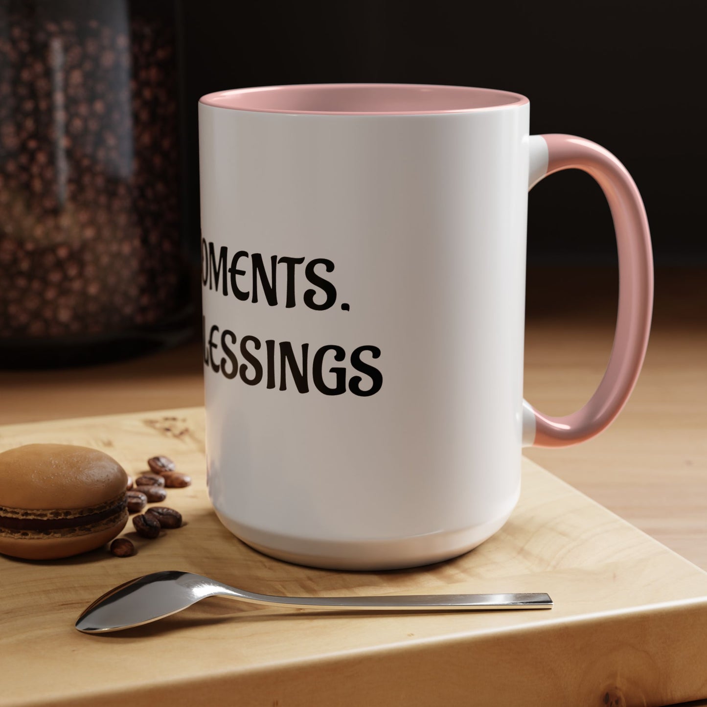 Soft Moments & Warm Blessings Ceramic Mug- Lowkey Healing