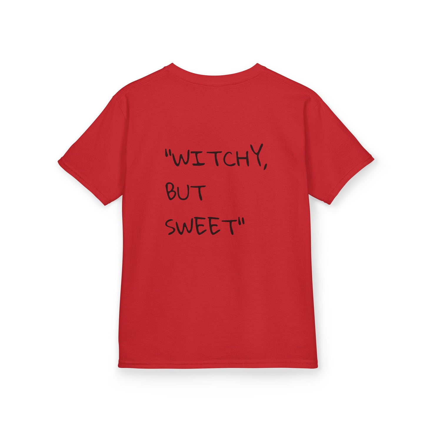 "witchy But Sweet" Kids Halloween Tee- Lowkey Lil' Ones Collection