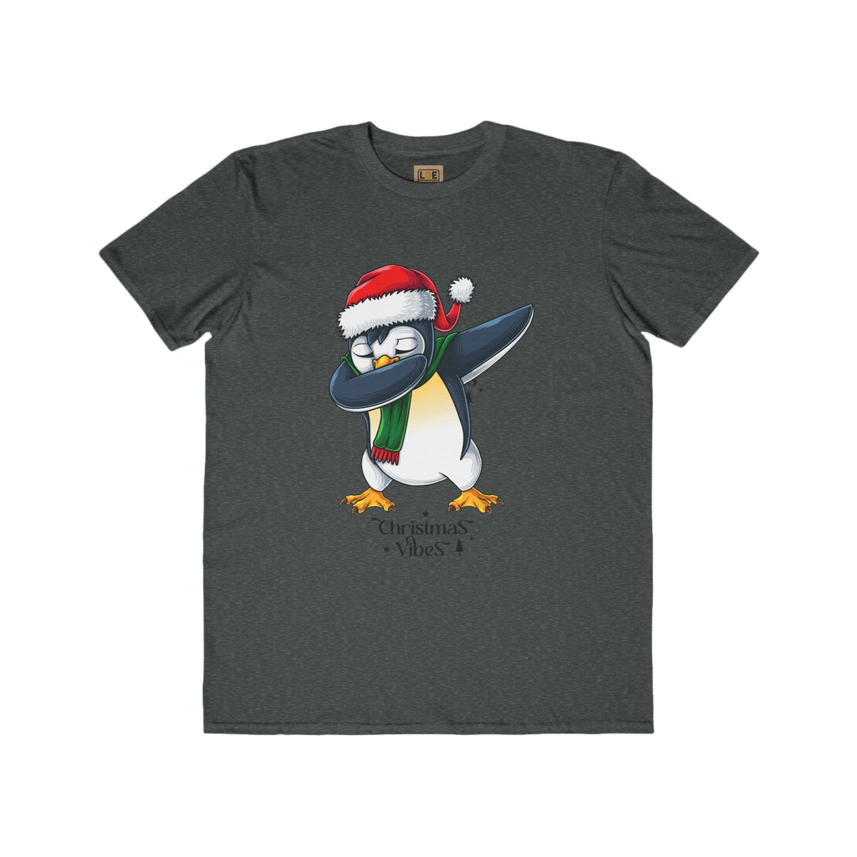 Men's Christmas Vibes Dabbing Penguin Tee