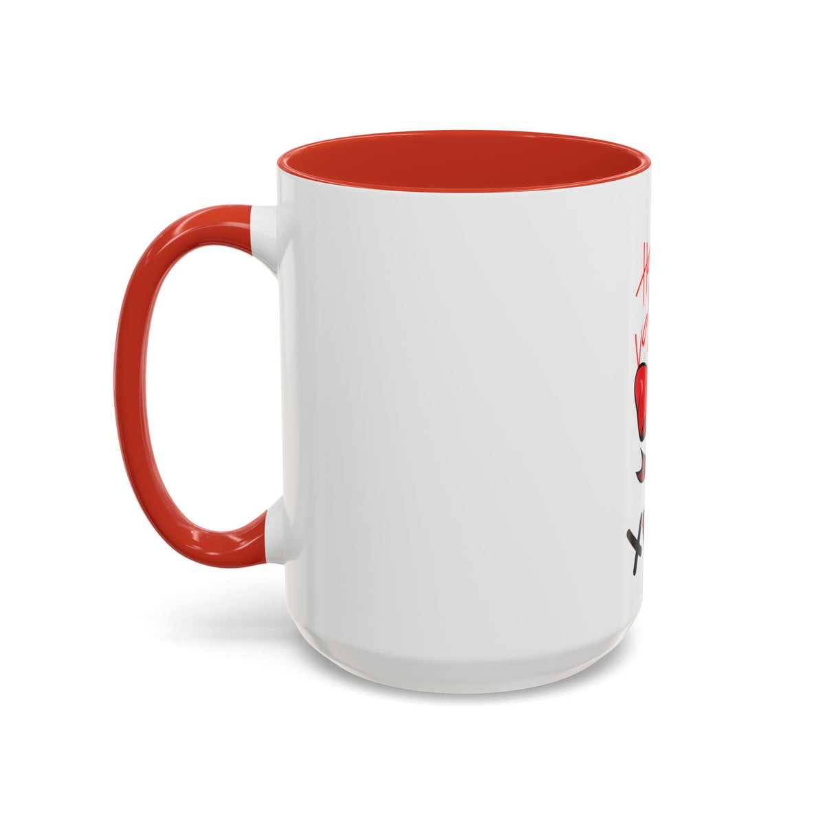 Happy Valentine's Day Bow & Hearts Coffee Mug