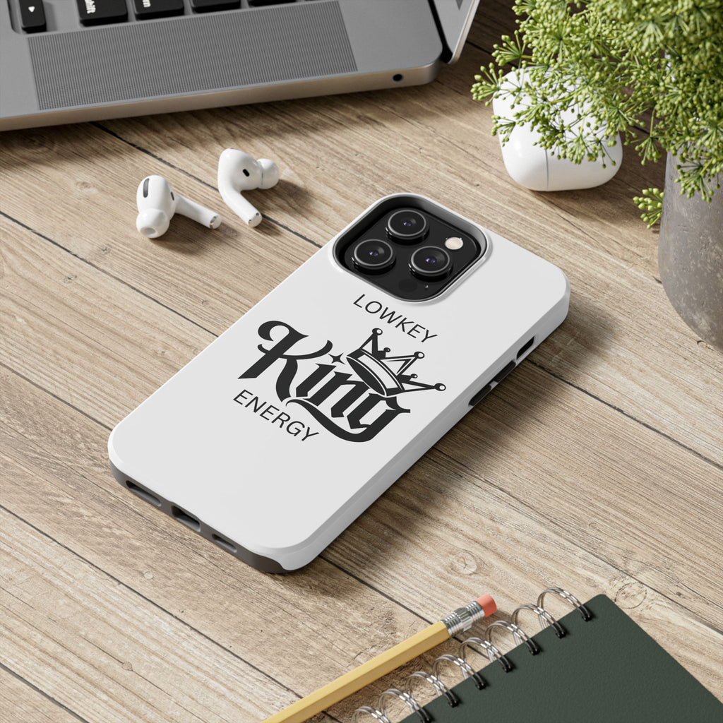 Lowkey King Energy Phone Case — Tough Protective Phone Case