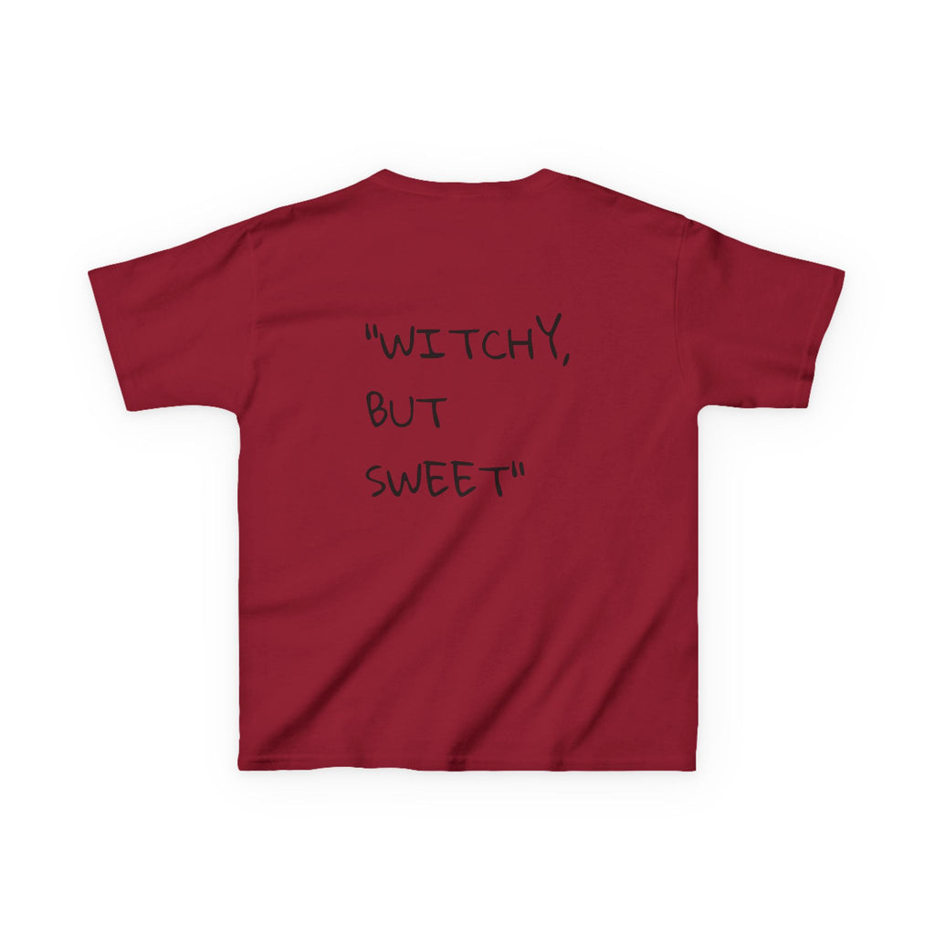 "witchy But Sweet" Kids Halloween Tee- Lowkey Lil' Ones Collection