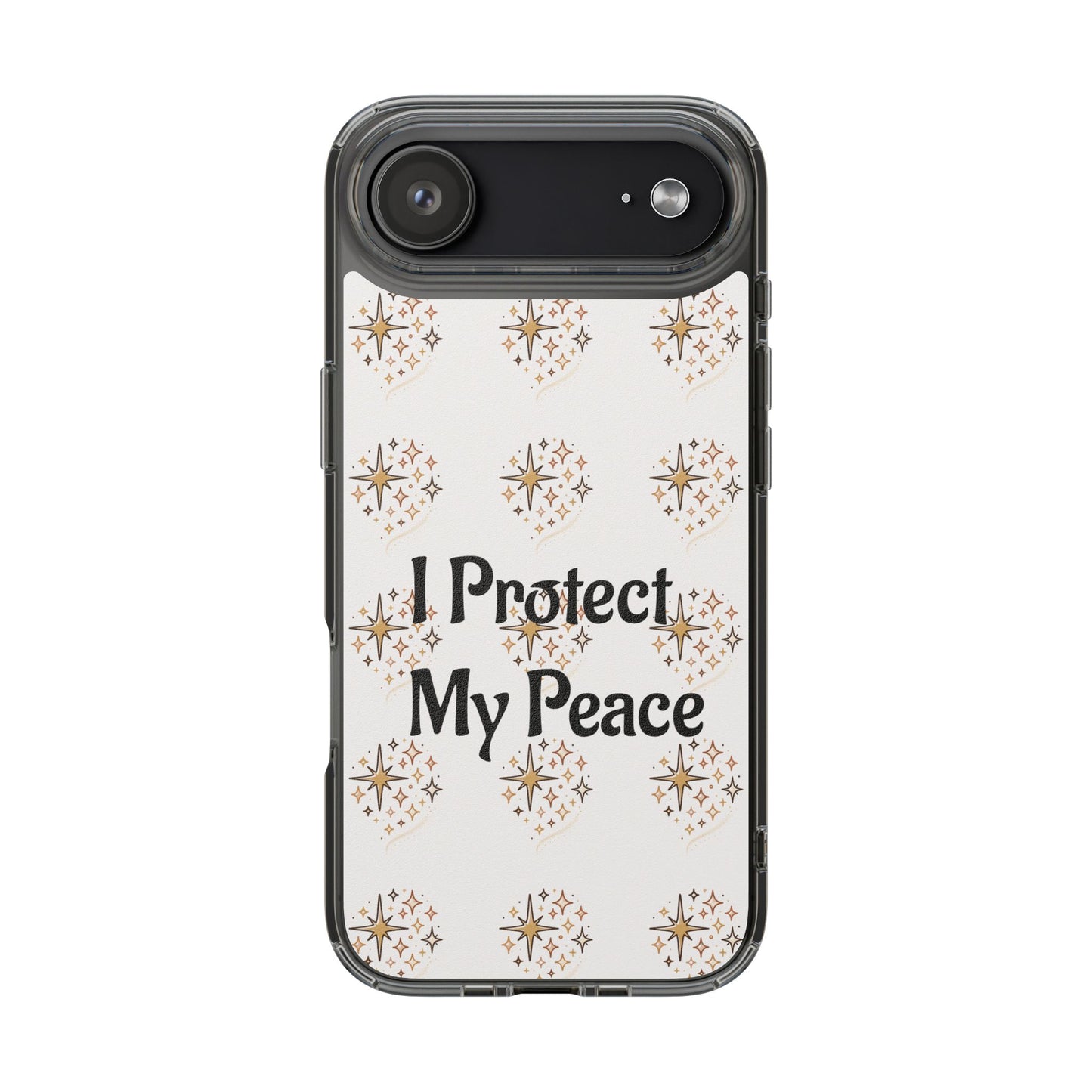 Protect My Peace Clear Impact-Resistant Phone Case