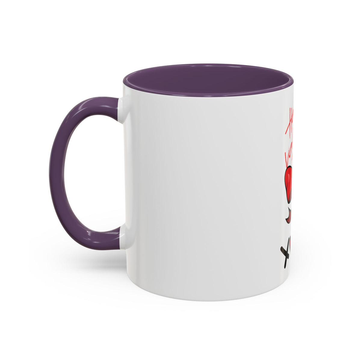 Happy Valentine's Day Bow & Hearts Coffee Mug