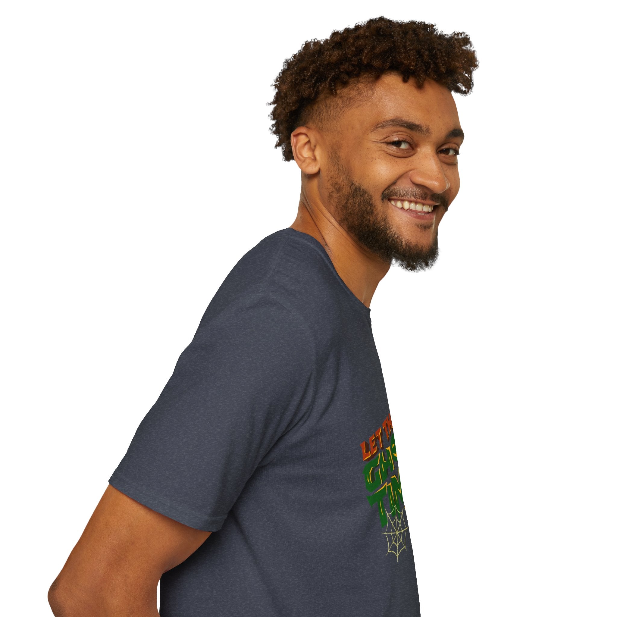 "Let The Ghoul Times Roll-Men's Halloween Tee"