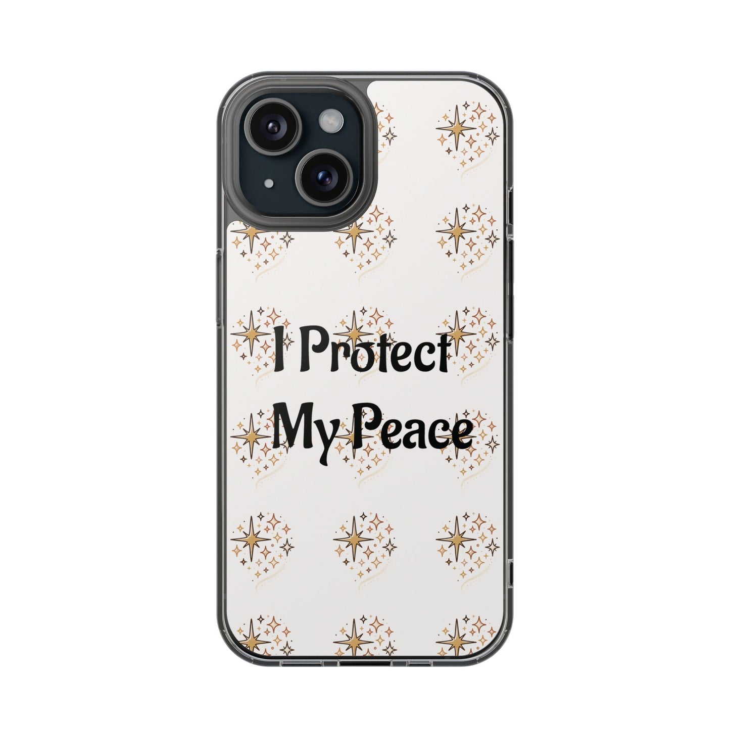 Copy of Protect My Peace Clear Impact-Resistant Phone Case
