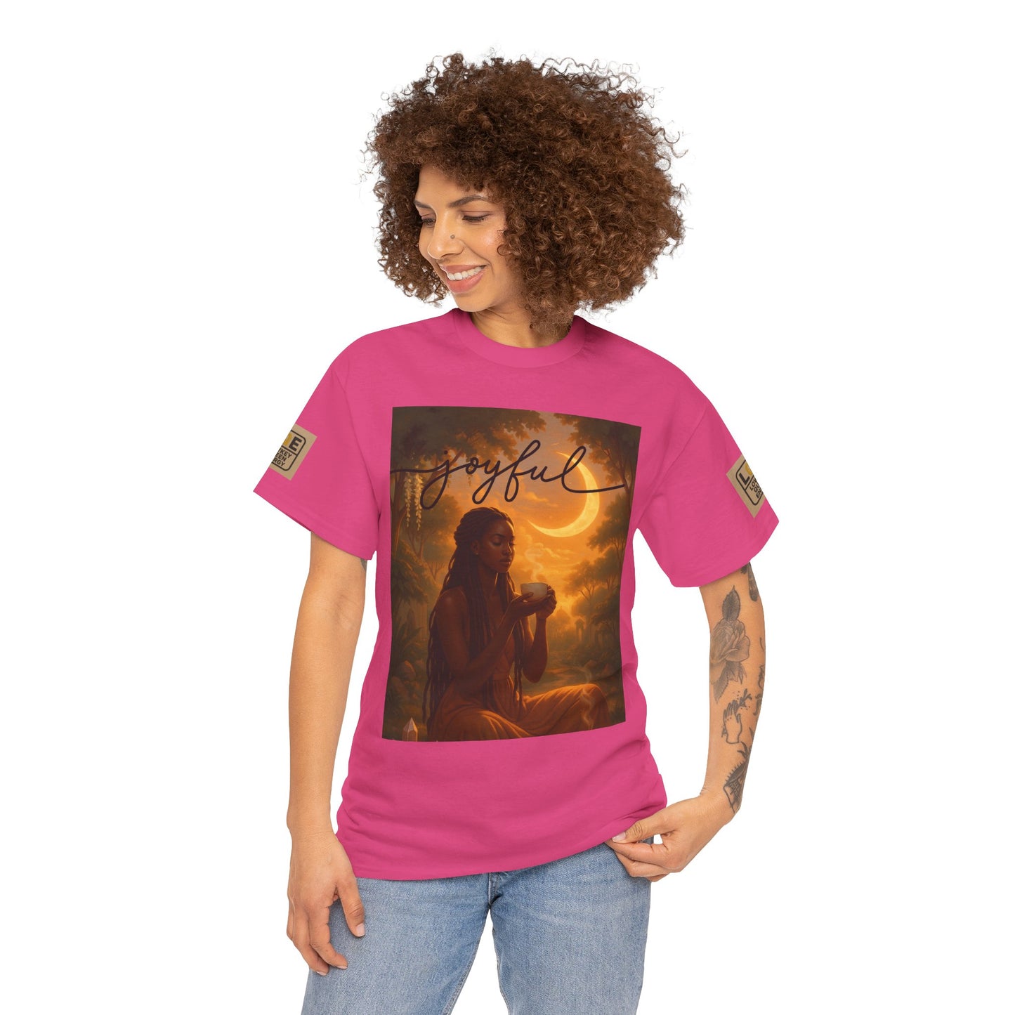 LOWKEY QUEEN TEE- GRACEFOL.GROUNDED. GLOWING