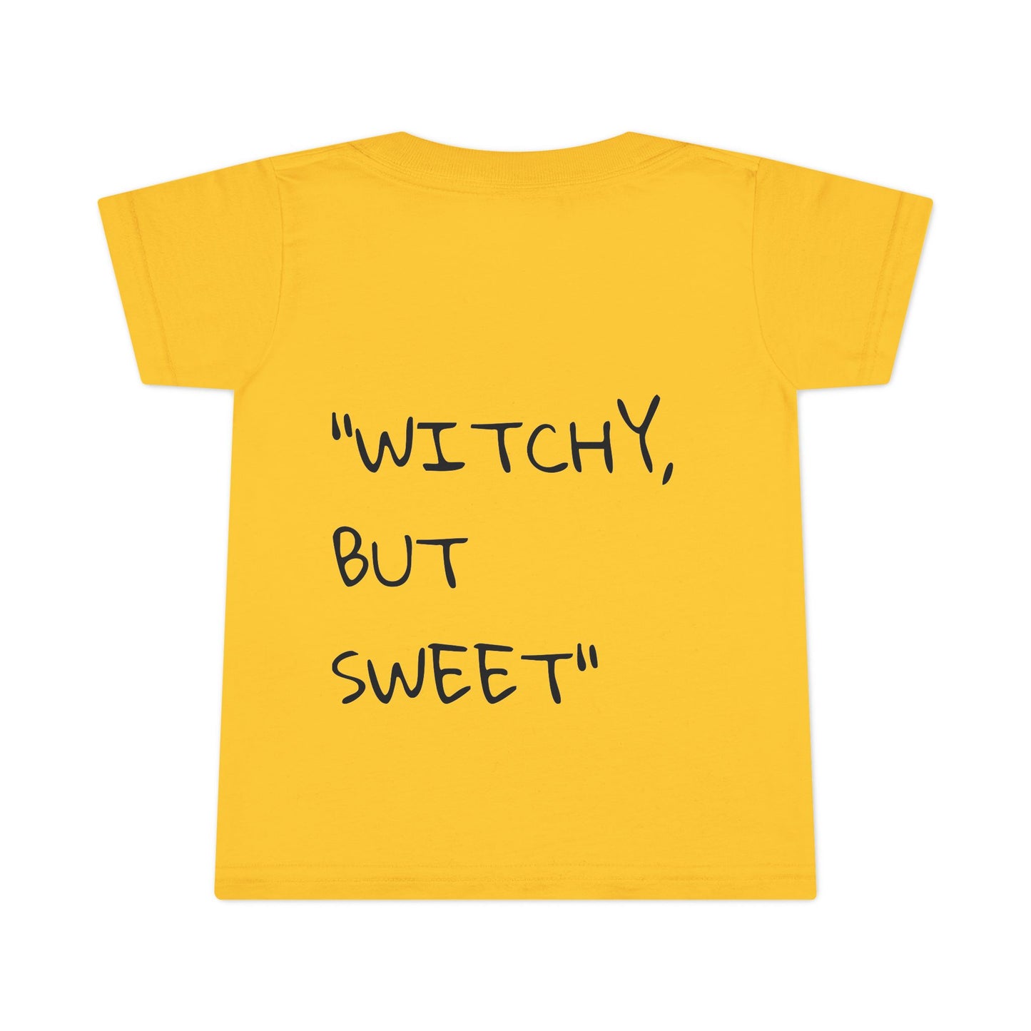 "Witchy But Sweet" Toddler Halloween Tee-Lowkey Lil' Ones Collection