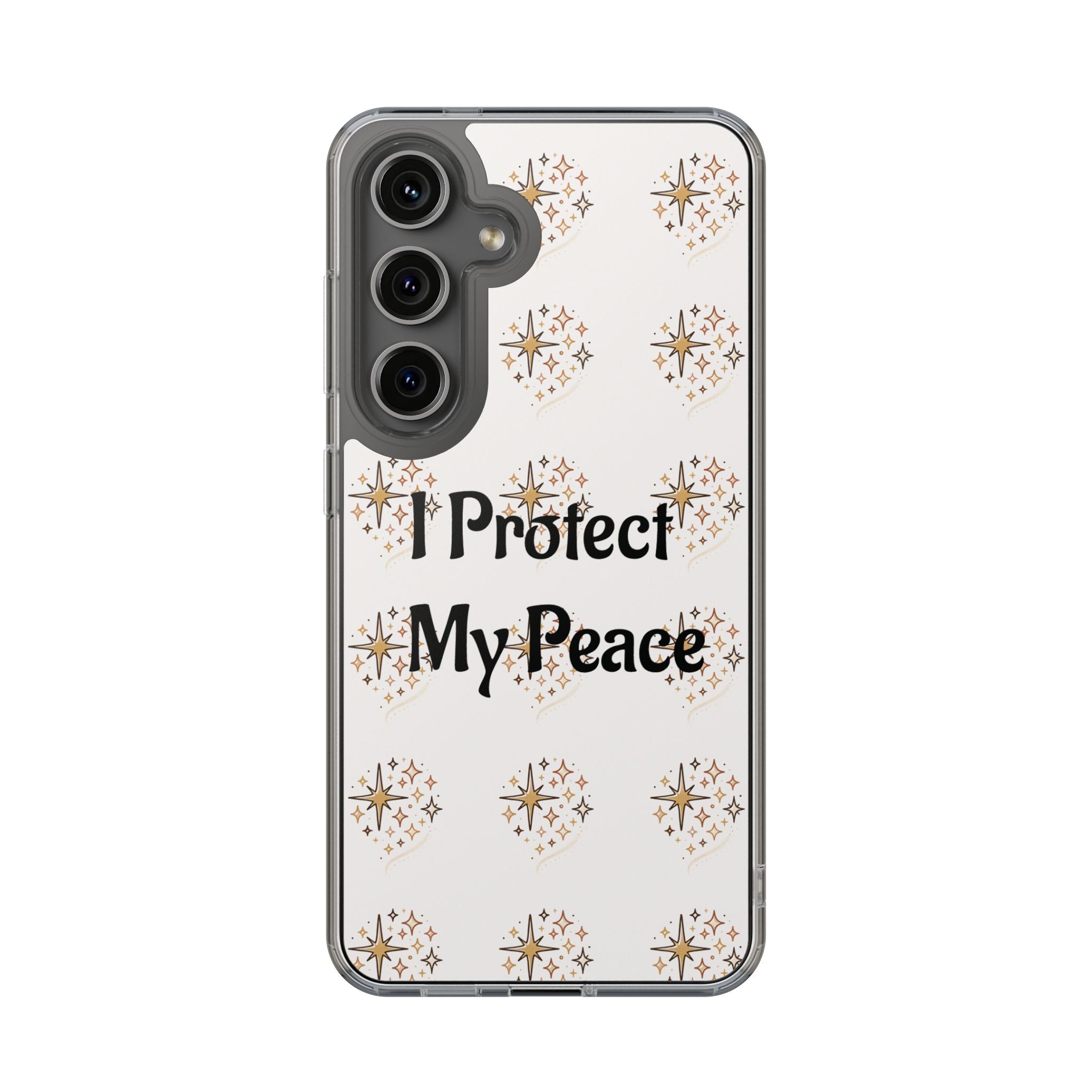 Protect My Peace Clear Impact-Resistant Phone Case