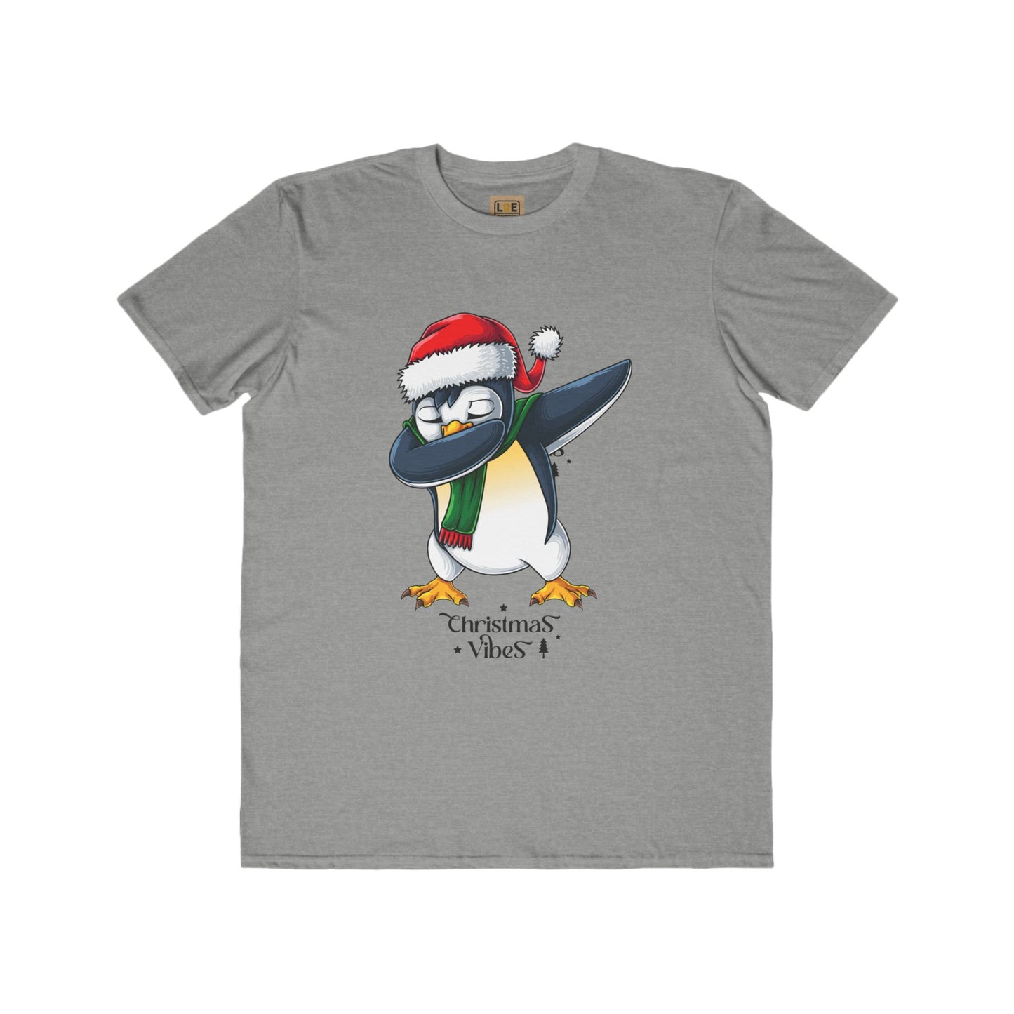 Men's Christmas Vibes Dabbing Penguin Tee