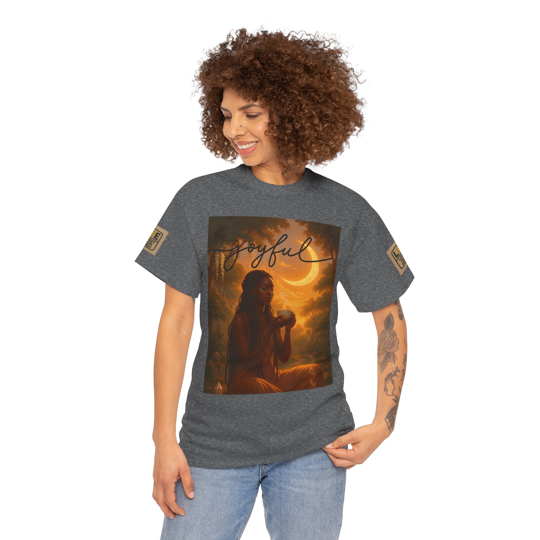 LOWKEY QUEEN TEE- GRACEFOL.GROUNDED. GLOWING