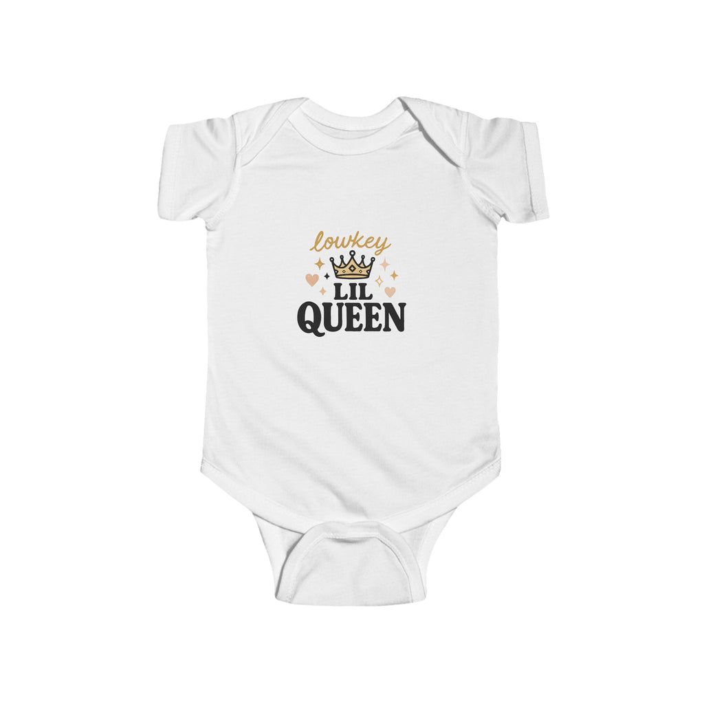 "Lowkey Lil Queen Onesie"