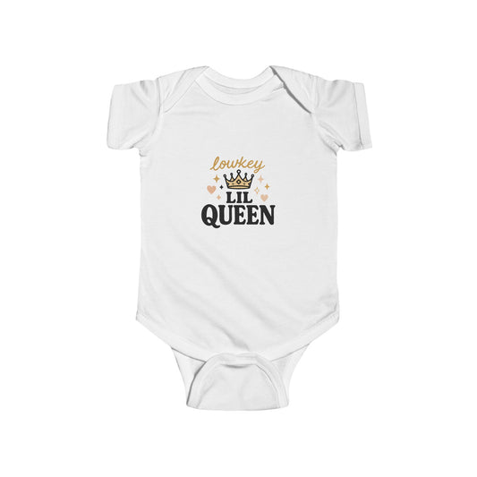"Lowkey Lil Queen Onesie"