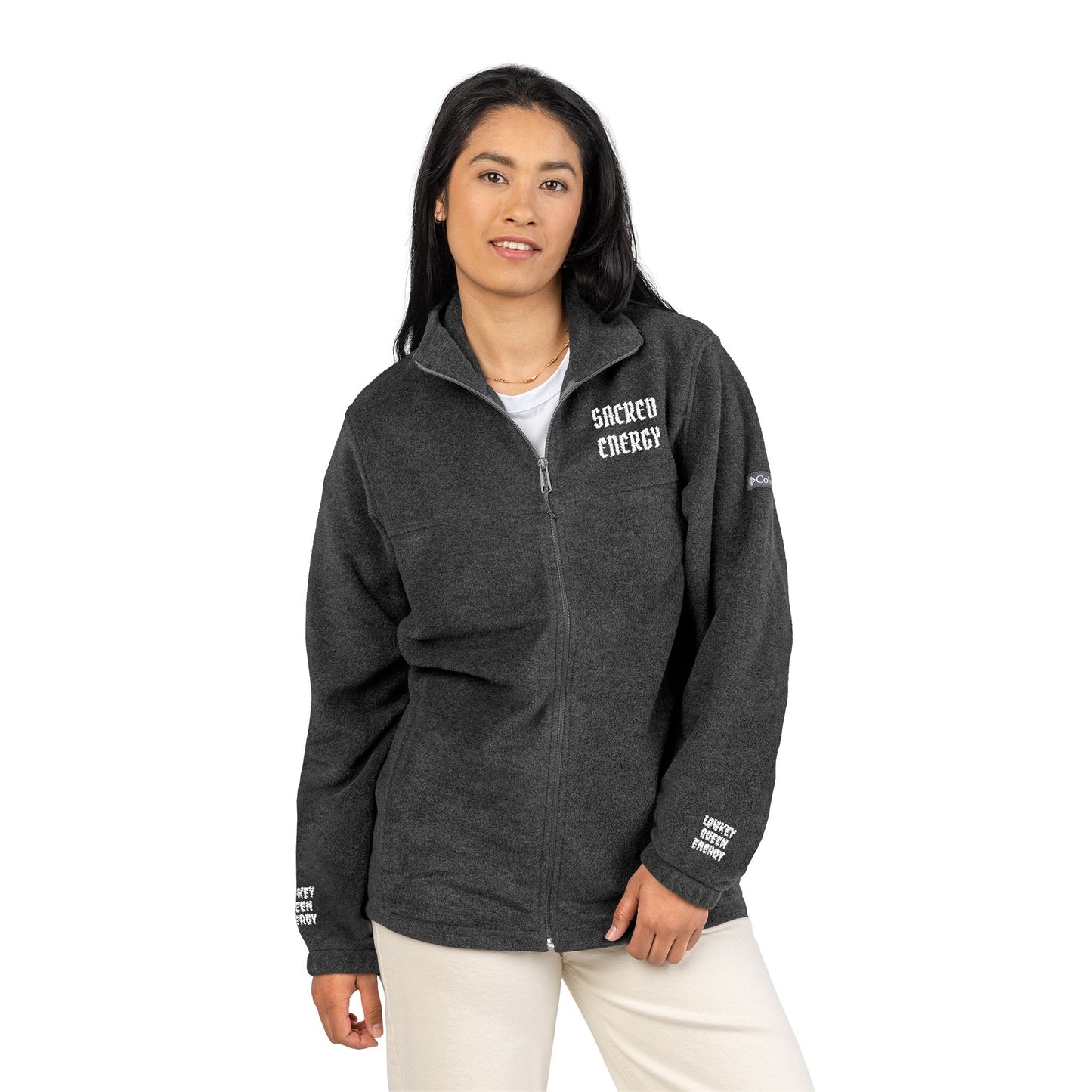 Sacred Energy Zip-Up Fleece- Lowkey Healing