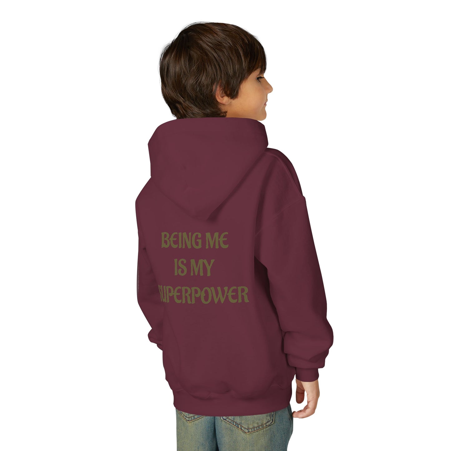 Lowkey Lil' Ones "Peaceful Moon" Youth Hoodie- Calm Energy for Growing Kings