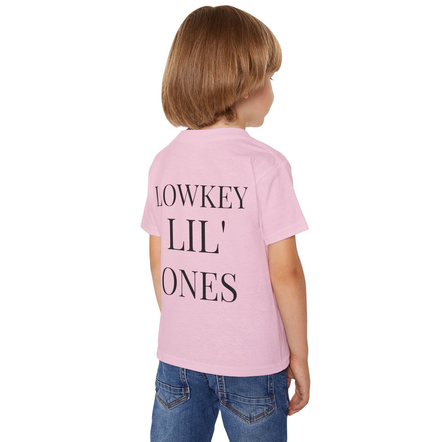 "LOWKEY LIL' ONES MOON & STARS TODDLER SHIRT-SOFT AFFIRMATION TEE FOR KIDS, GENTLE STRENGTH, DREAMY COMFORT"