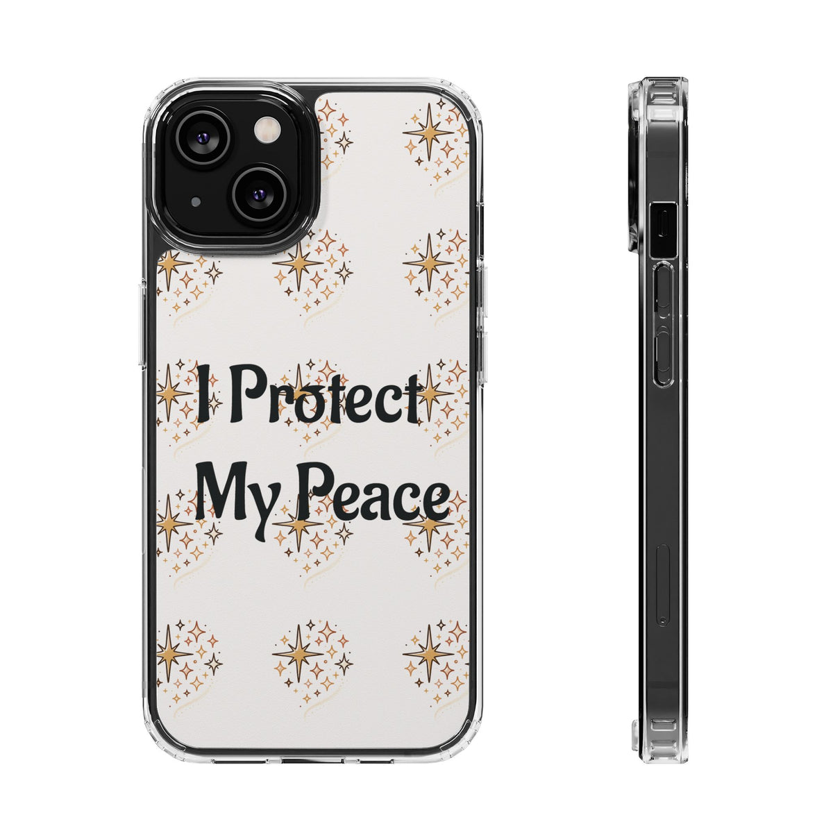 Copy of Protect My Peace Clear Impact-Resistant Phone Case