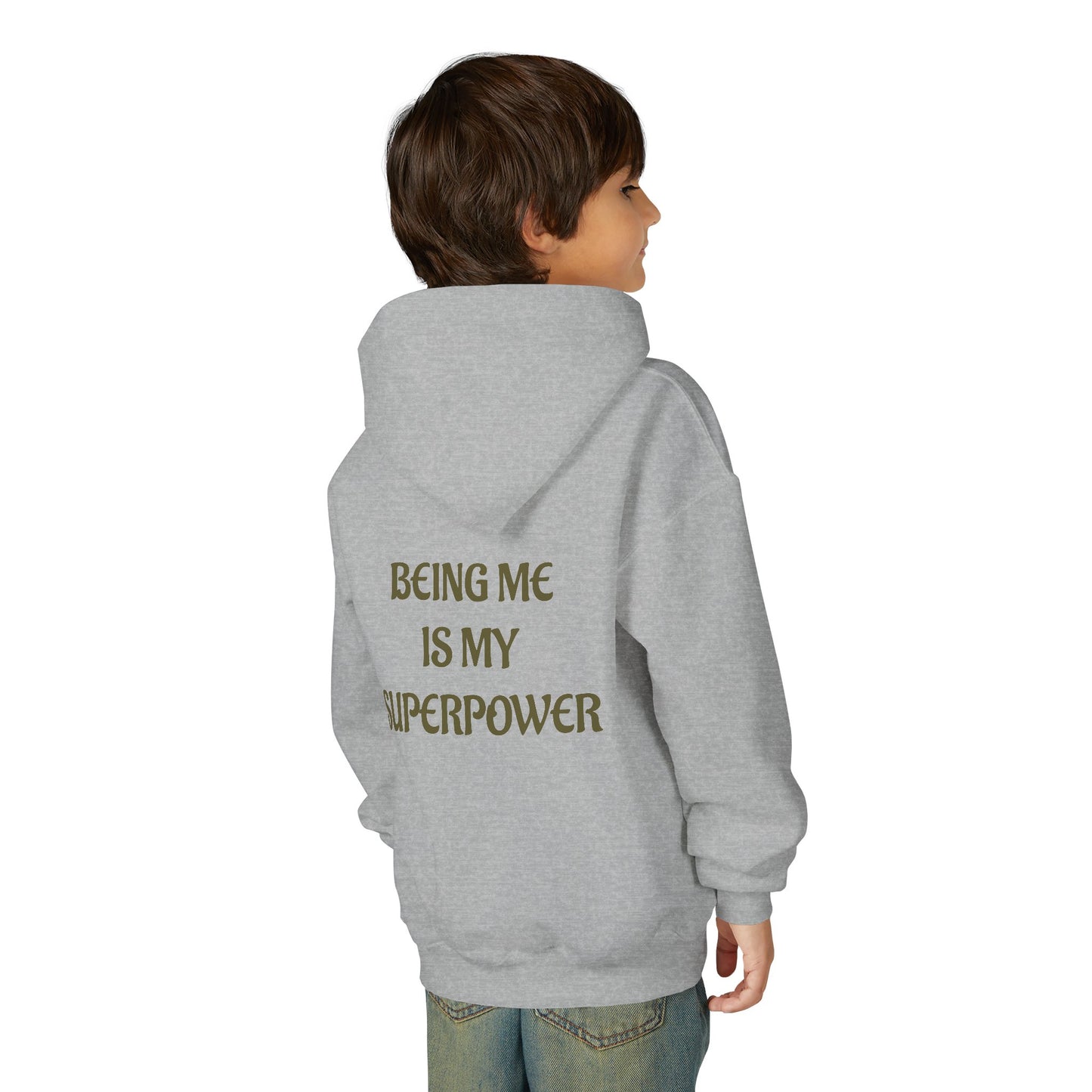 Lowkey Lil' Ones "Peaceful Moon" Youth Hoodie- Calm Energy for Growing Kings