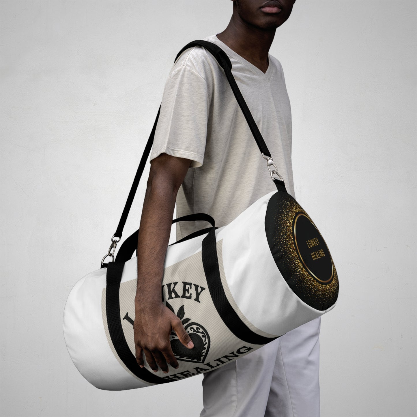 LOWKEY HEALING DUFFLE BAG, PACK LIGHT, HEAL HEAVY