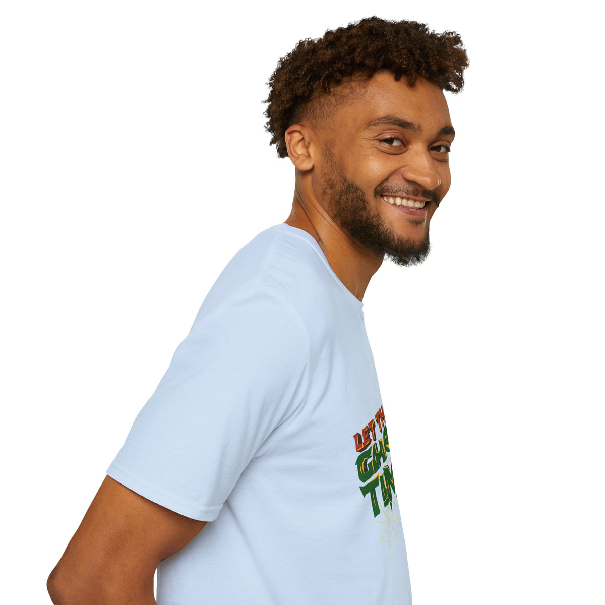 "Let The Ghoul Times Roll-Men's Halloween Tee"
