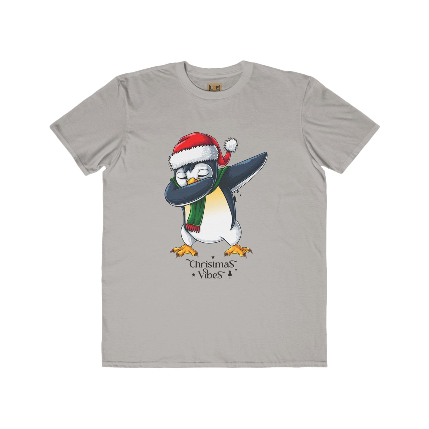 Men's Christmas Vibes Dabbing Penguin Tee