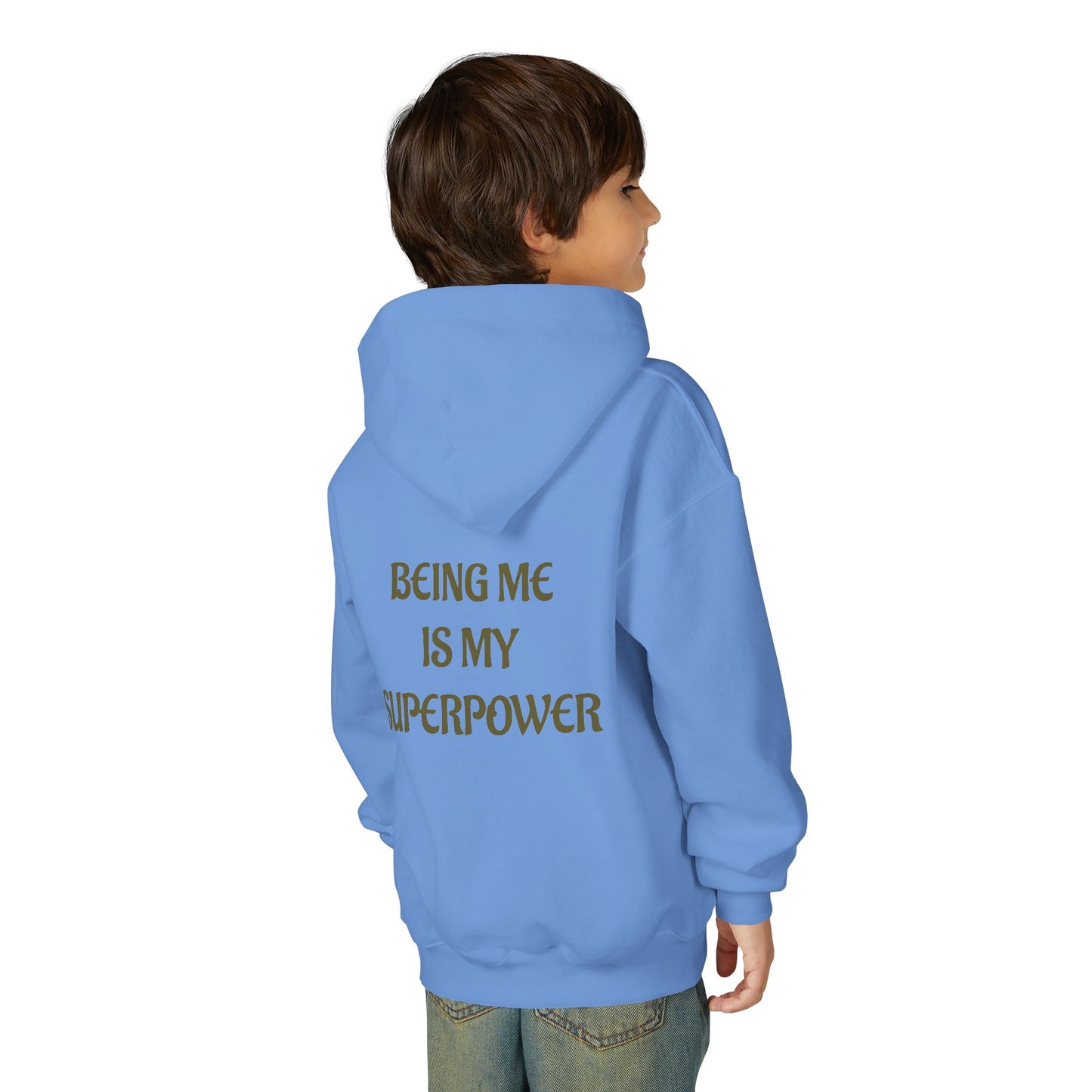 Lowkey Lil' Ones "Peaceful Moon" Youth Hoodie- Calm Energy for Growing Kings