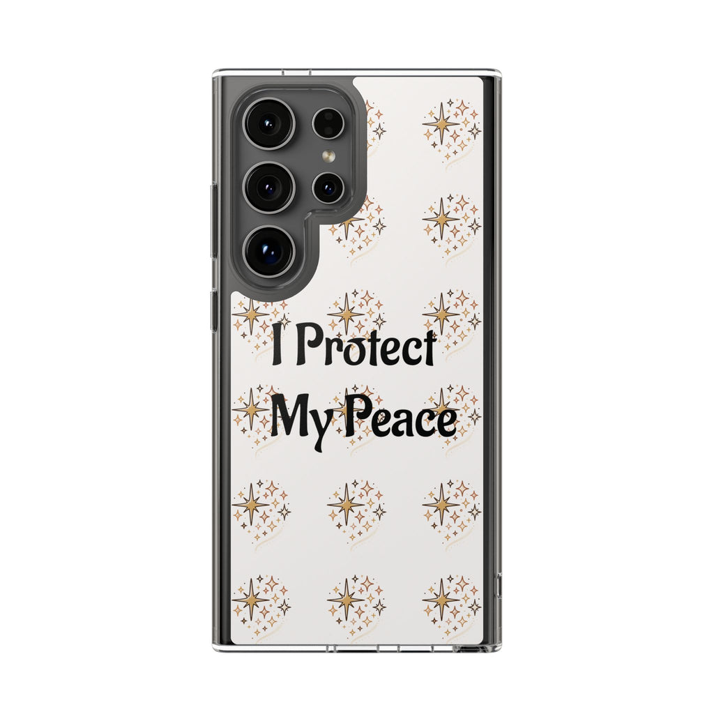 Protect My Peace Clear Impact-Resistant Phone Case