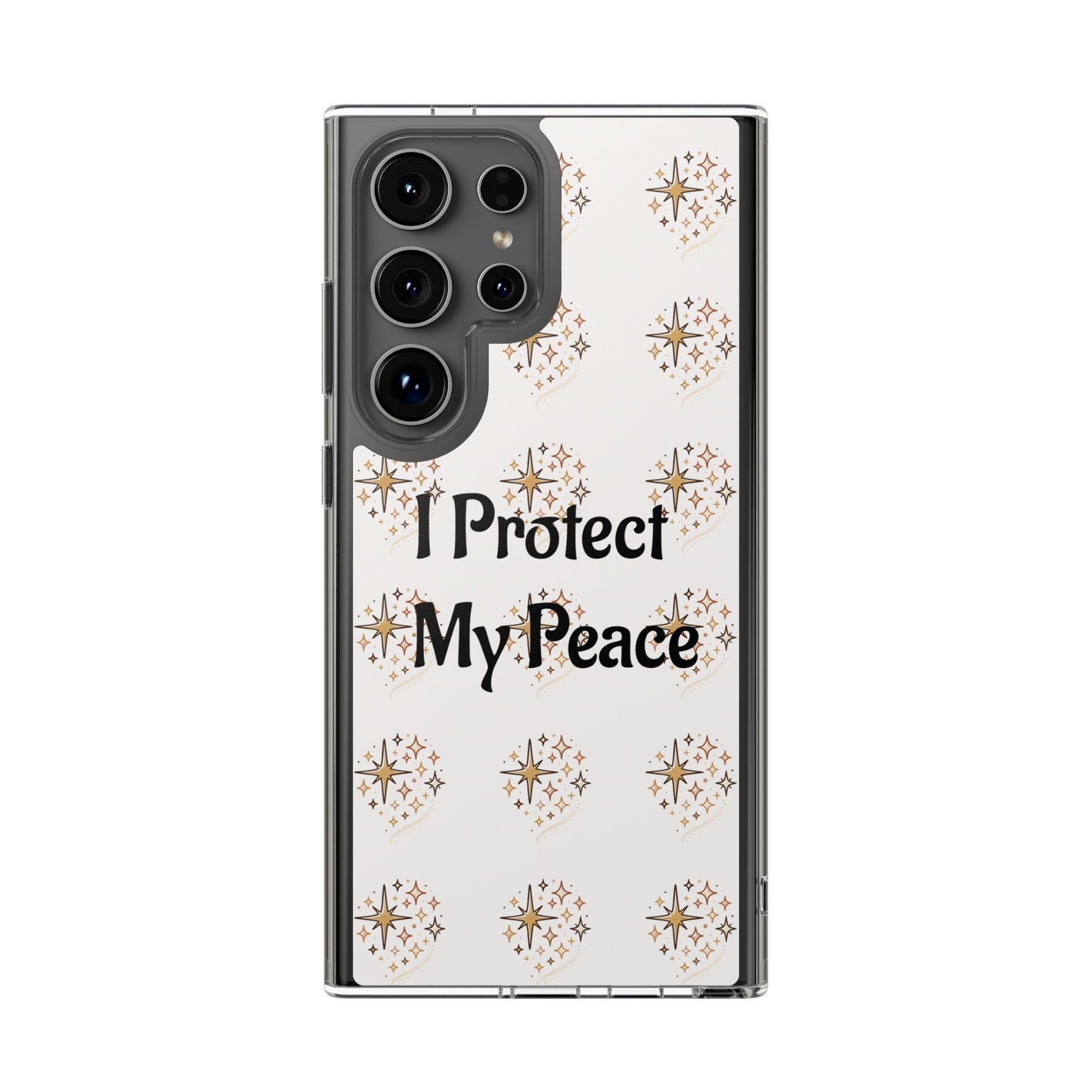 Protect My Peace Clear Impact-Resistant Phone Case
