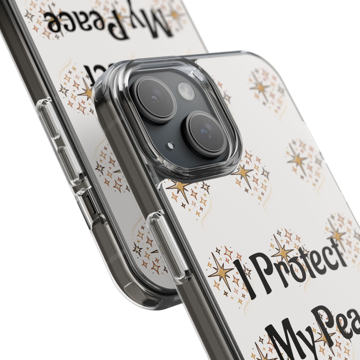 Protect My Peace Clear Impact-Resistant Phone Case