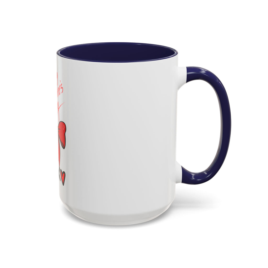 Happy Valentine's Day Bow & Hearts Coffee Mug