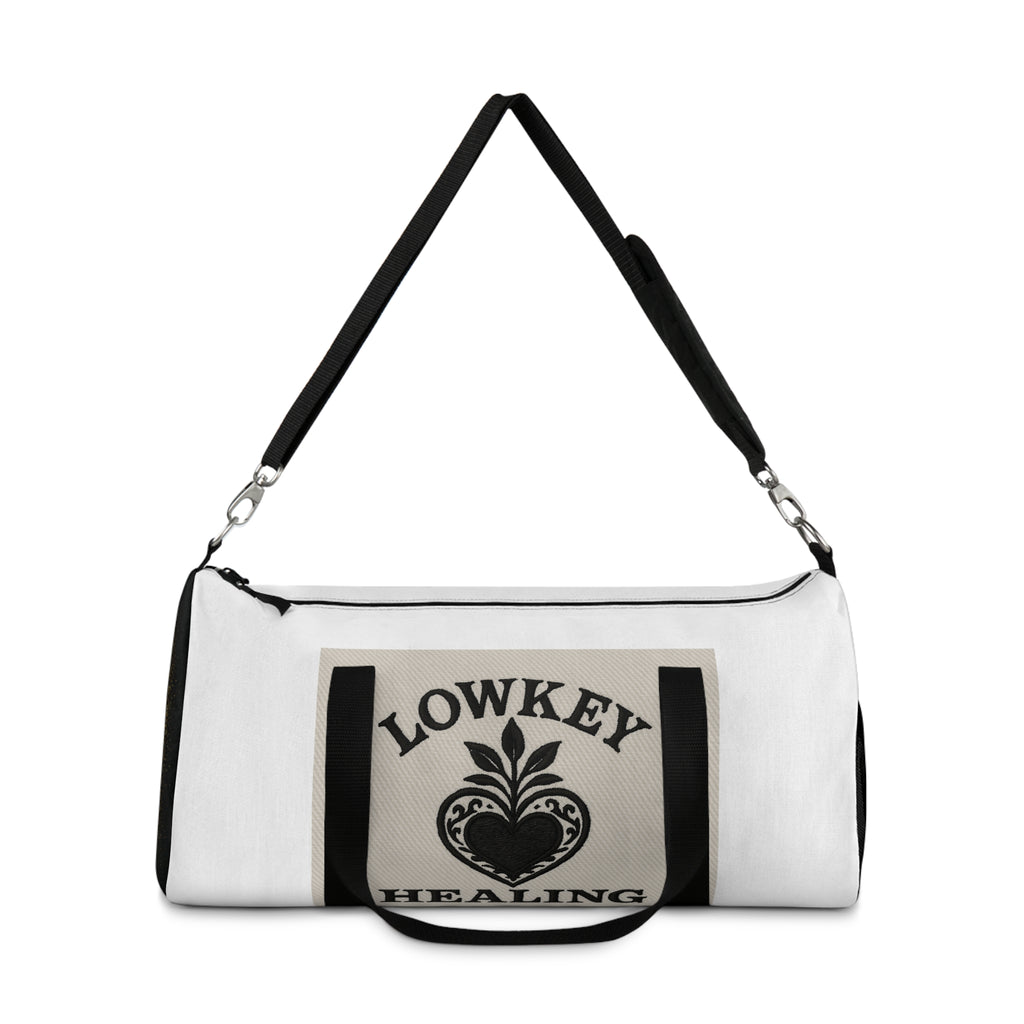 LOWKEY HEALING DUFFLE BAG, PACK LIGHT, HEAL HEAVY
