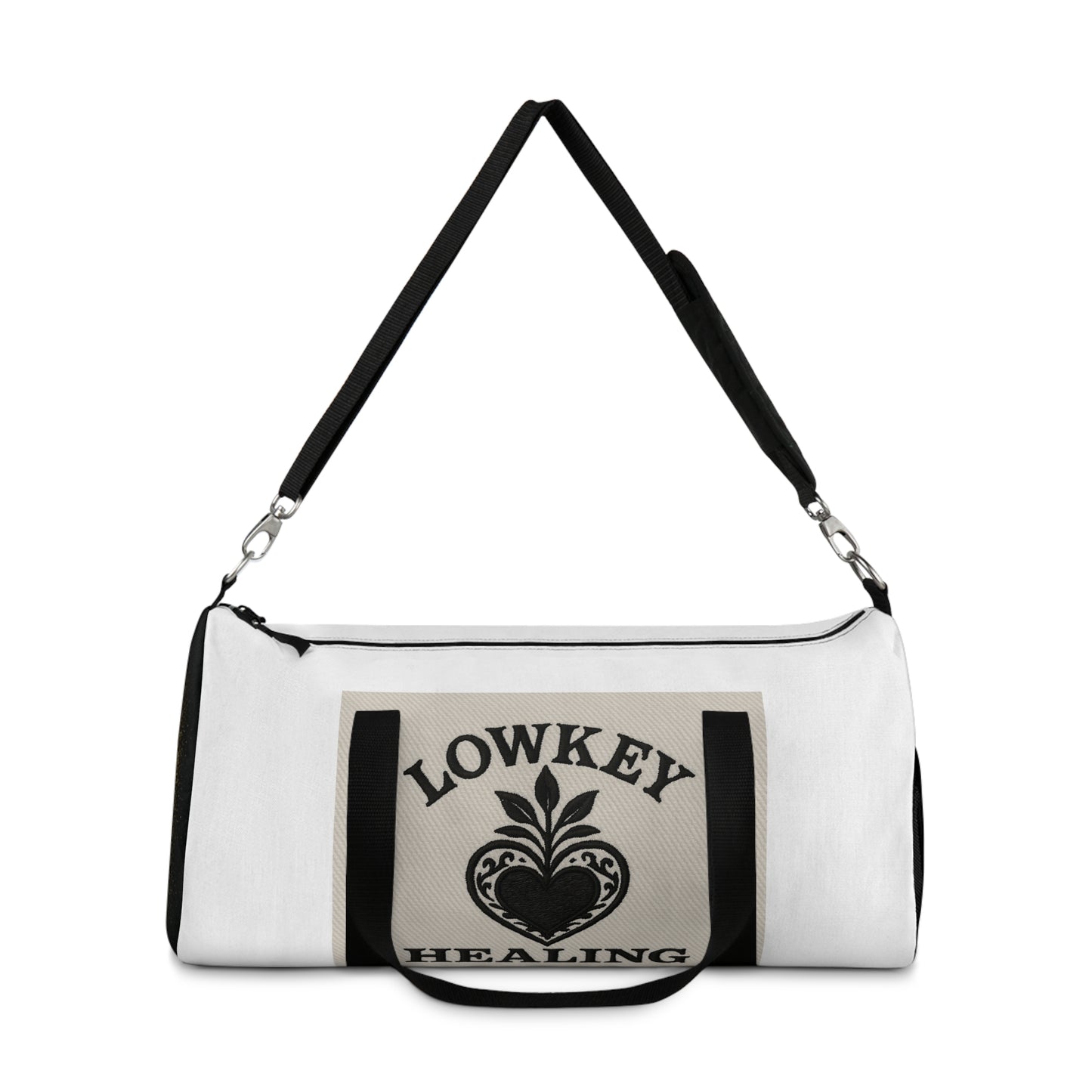 LOWKEY HEALING DUFFLE BAG, PACK LIGHT, HEAL HEAVY
